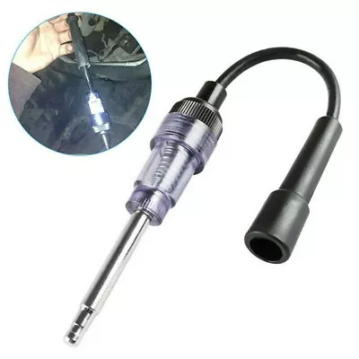 Inline Spark Plug Ignition Tester Lawnmower Engine Checker Diagnostic Detector • £5.13