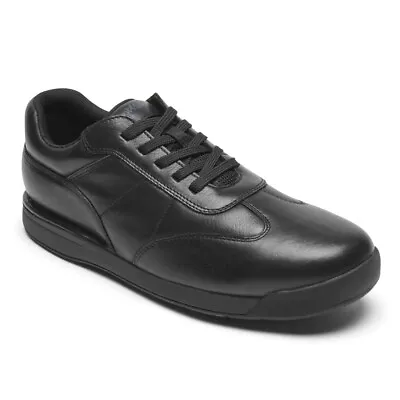Rockport 7200 PLUS PROWALKER Mens Black Leather CI9044 Lace Up Comfort Shoes • $69.99
