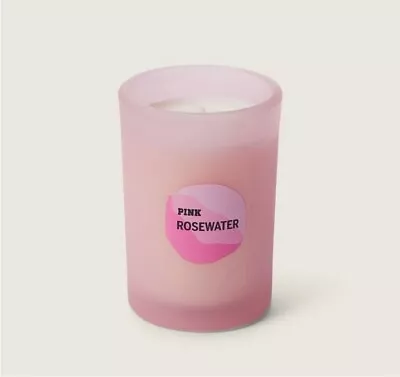 Victoria's Secret Pink  ROSEWATER  Scented Candle 6.3 Oz Rose Coconut Lynchee • $19.99