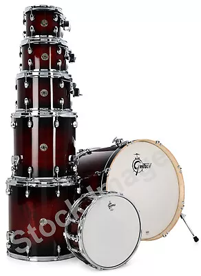 Gretsch Drums Catalina Maple CM1-E826P 7-pc Shell Pack -Cherry -No Tom Suspender • $255