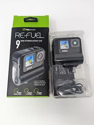 DigiPower Re-Fuel ActionPack 9Hour Extended Battery Case GoPro HERO 9 10 11 12 • $49.95