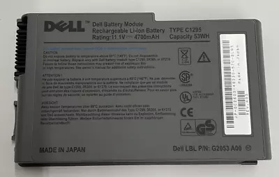 C1295 4P894 G0253 Genuine OEM Dell Latitude D600 D610 Battery 4700mAh • $30