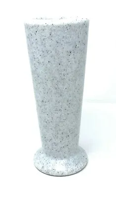 Optimum Memorial Slim Cemetery Flower Vase White Granite Plastic • $49.99