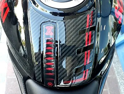 Sticker 3D Tank Pad Motorcycle Compatible With Suzuki Katana 2019-2023 Red • $30.89