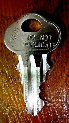 Top Key For Parking Meters With A Lock That Is Stamped POM • $14.99