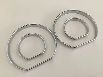 E46 Silver Speedometer Gauge Dial Rings Bezel Trim AC Tech Sport For BMW M M3  • $10