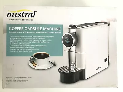 Mistral Coffee Capsule Machine New (mem700) (white) #5144nob • $84