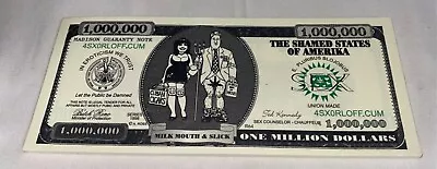 Lot Of 25 1998 Anti Bill Clinton Monica Lewinsky Scandal 1000000 Novelty Notes • $22