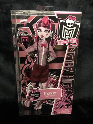 Monster High Draculaura Newspaper Club Mattel Fashion Pack NEW NIB Rare • $138.99