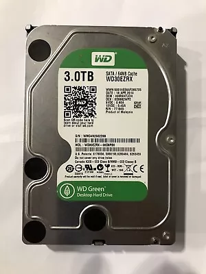 Western Digital Caviar Green 3TB 3.5  Internal SATA Hard Drive - WD30EZRX • $60