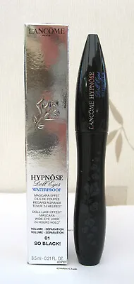  Lancome Hypnose Doll Eyes WaterProof Mascara 6.5ml BOXED - SO BLACK - New • £29.90