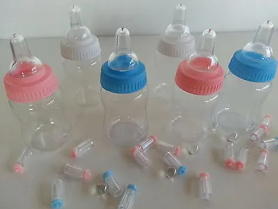 12 Fillable Bottles For Baby Shower Game Favors Prize Party Decoration Girl Boy  • $9.87