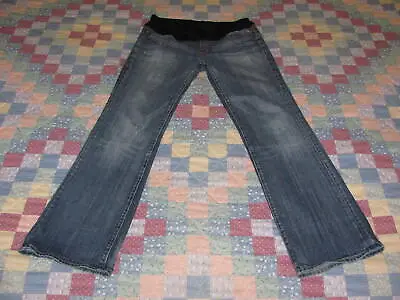 $20 • Buy Women's Citizens Of Humanity Maternity Jeans Size 32 Blue Distressed Boot Cut
