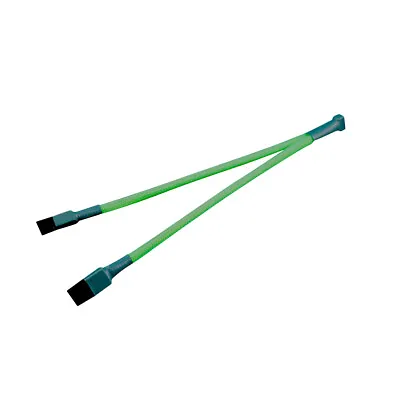 Darkside 3-Pin Fan Sleeved 2-Way Splitter Cable Green UV • $13.20