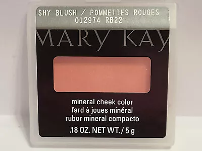 Mary Kay Mineral Cheek Color Blush SHY BLUSH Full Size #012974 New • $17.99