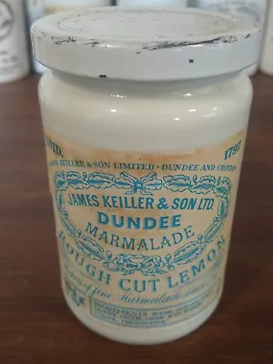 James Keiller & Son Rough Cut Lemon Dundee Marmalade Paper Label 1lb Lidded Jar • £19.99