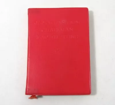 First Edition Quotations From Chairman Mao Tse-tung 1966 Soft Vest Pocket Ed. • $39.95