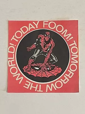 Marvelmania Marvel Comics FOOM Spider-Man Sticker Vintage 1970’s • $9.99