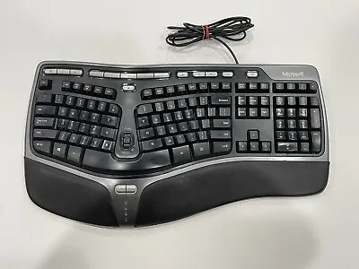 Microsoft KU-0462 Model:1048 Natural Ergonomic USB Keyboard 4000 V1.0 • $34.99