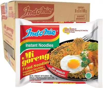 Indomie Mi Goreng Instant Stir-Fry Noodles Halal 80g X 10 • £8.98