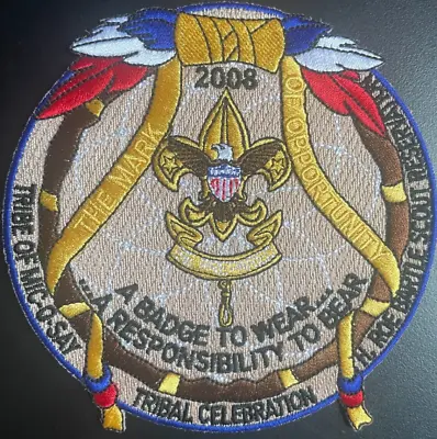 2008 Mic-O-Say Tribal Celebration Patch A Badge To Wear A Responsibility To Bear • $4.99