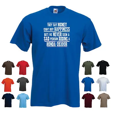'Honda CB300R' - 'They Say Money Can't Buy Happiness But..' Men's Funny T-shirt • £11.69