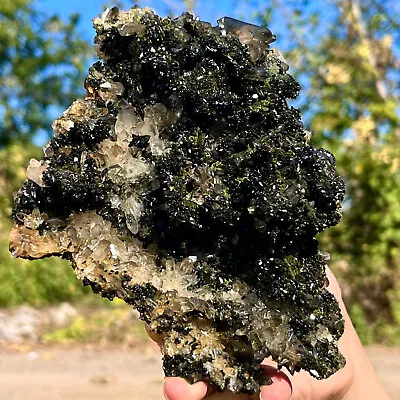 1.68LB Natural Mexican Epidote Water Crystal Cluster Coexisting Mineral Crystals • $0.99