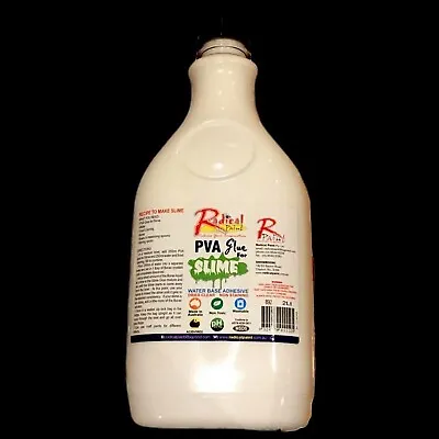 $29.49 • Buy 2L PVA Glue Craft Washable Non-Toxic Making Slime Art Made In Australia Adhesive