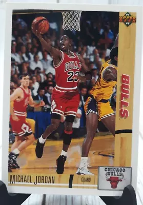 1991-92 Upper Deck MICHAEL JORDAN Card #44 CHICAGO BULLS HOF GOAT • $5