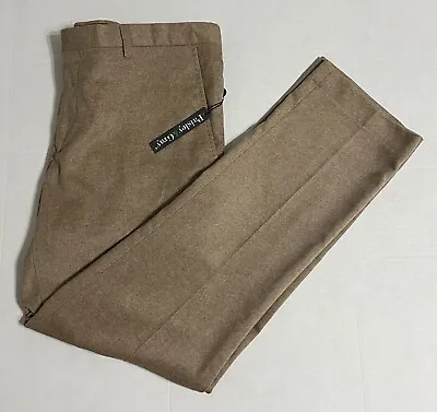 NWT Paisley & Gray Men’s 36x32 Brown PG Slim Fit Pants Slacks Wool Polyester • $24.99