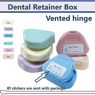 Dental Retainer Denture Storage Case Box Mouthguard Container Assorted Upto 200 • $7.10