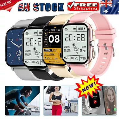 $9.98 • Buy Smart Watch Fitness Tracker Heart Rate Blood Pressure Women Men Sport Watches WR