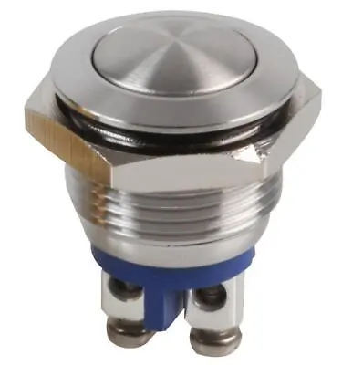 Anti-Vandal Push Button Switch Dome Stainless Steel - UNBRANDED • £11.99