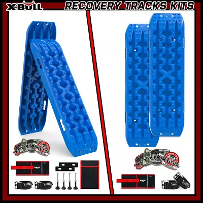 X-BULL Recovery Tracks Boards Sand Trucks Mud Snow 10T 4WD 4X4 1Pair Blue Gen3.0 • $32.90