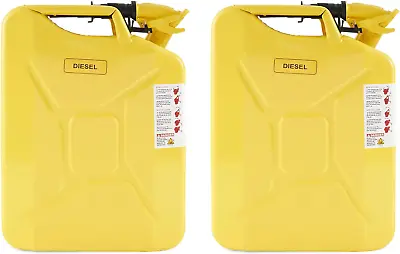 Wavian 3011 5.3 Gallon 20 Liter Durable Steel Leak Proof Fast Flow Rate Authenti • $390.22