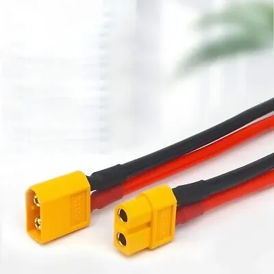 Silicone XT60 Cable Connector Wire Adapter  RC Lipo Battery FPV Drone • $3.06