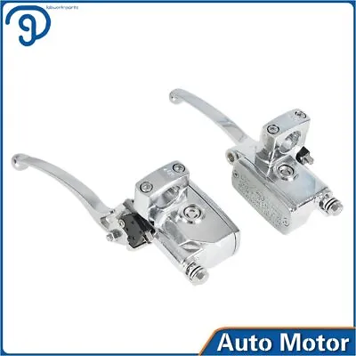 25mm 1  Universal Motorcycle Brake Clutch Master Cylinder Reservoir Levers • $28.54