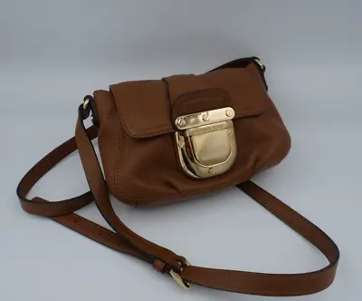 Michael Kors Charlton Crossbody Shoulder Bag Luggage Leather • $65