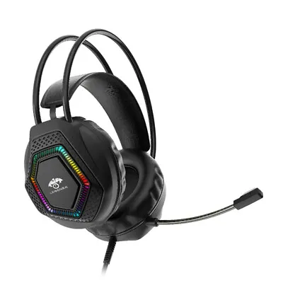 7.1 Computer Wired Headset Wire Control Gaming Headphones With Microphone • $51.95