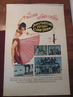 $25 • Buy John Goldfarb Please Come Home  - Rolled 40 X 60 Movie Poster - MacLaine