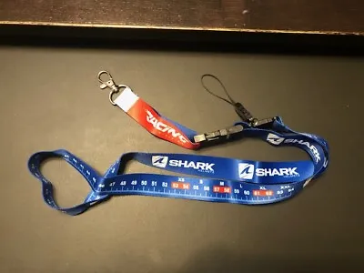 SHARK HELMETS Lanyards Keychain Badge ID Holder WITH RELEASABLE CLIP  • $6.95