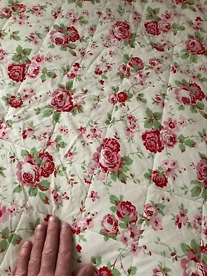 Ikea Rosali By Cath Kidson Quilted All Cotton Bedspread King Size 280 X 260 Cm • £90