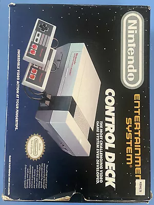 NES Nintendo CONTROL DECK Bundle Complete In Box Original Console System Tested • $200