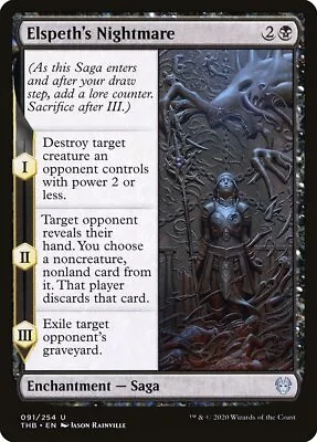 Elspeth's Nightmare [Theros Beyond Death] Magic MTG • $1.35