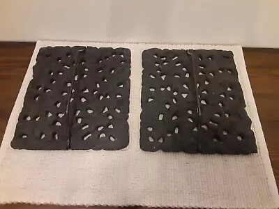 Vintage Jenn Air Cast Iron Stove Grates Plates 2 Range Lava Rock With Handles • $24.99