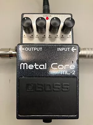 BOSS ML-2 Metal Core Distortion Guitar Effect Pedal Tested Working From Japan • $67.90