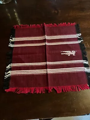 New 7 Mexican Woven Red Napkins • $12.99