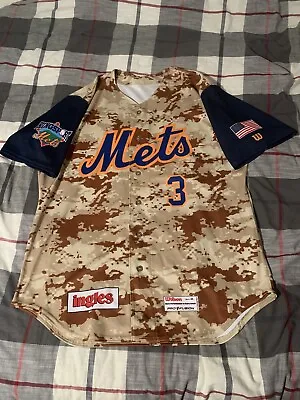 Wilson Kingsport Mets Camo Jersey Size 48 • $115