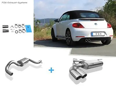 Performance Exhaust System VW Beetle + Convertible Type 5C 1.2l ( Rigid Axle) • $1211.70