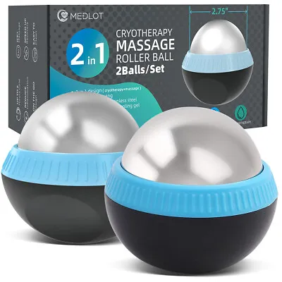 Hot Cold Therapy Massage Roller Ball Cryosphere For Body Muscle Shoulder Pain • $23.99